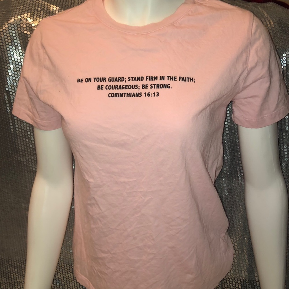 Forever 21 bible verse t shirt